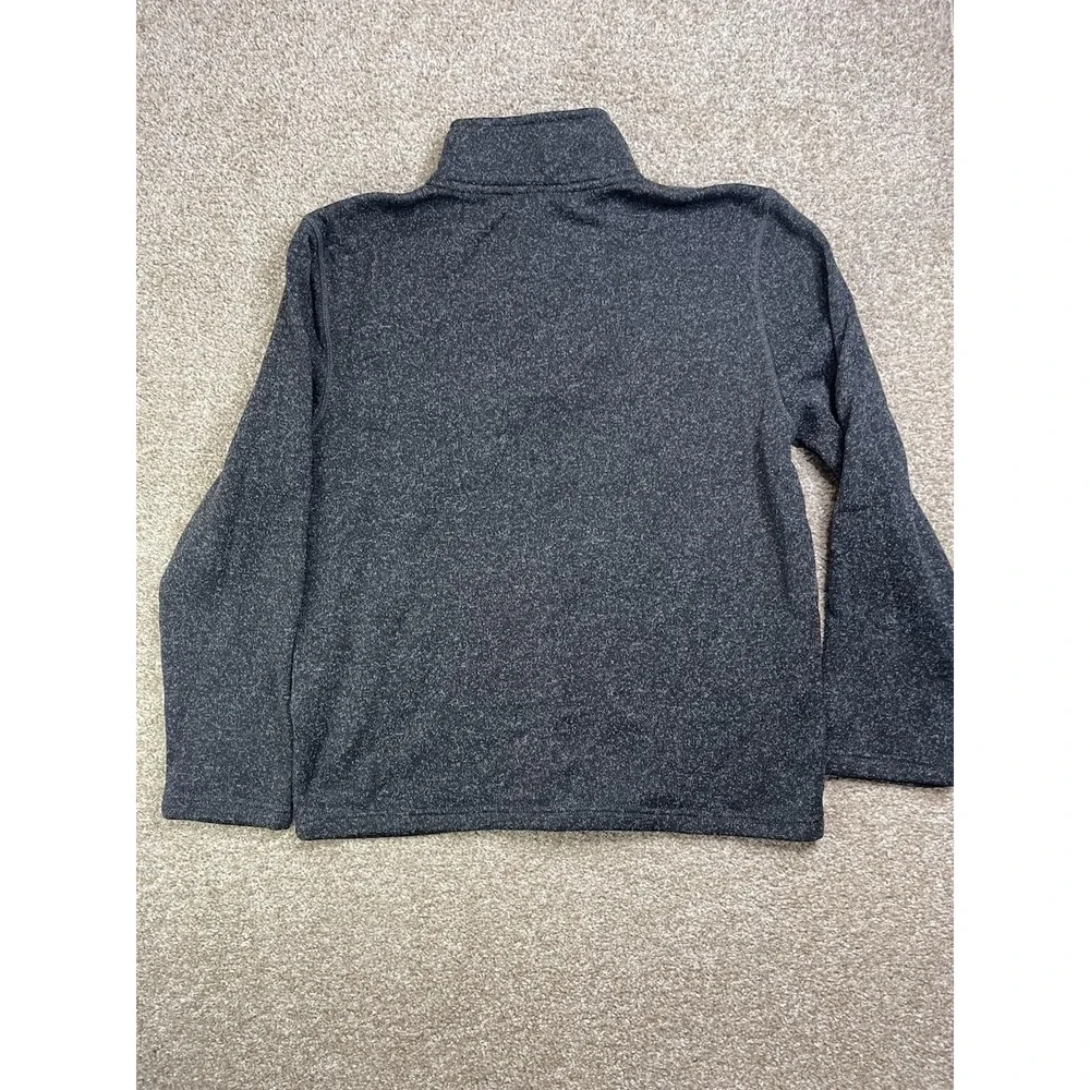 Nautica Navy Gray 1/4 Zip Fleece Men's Size L